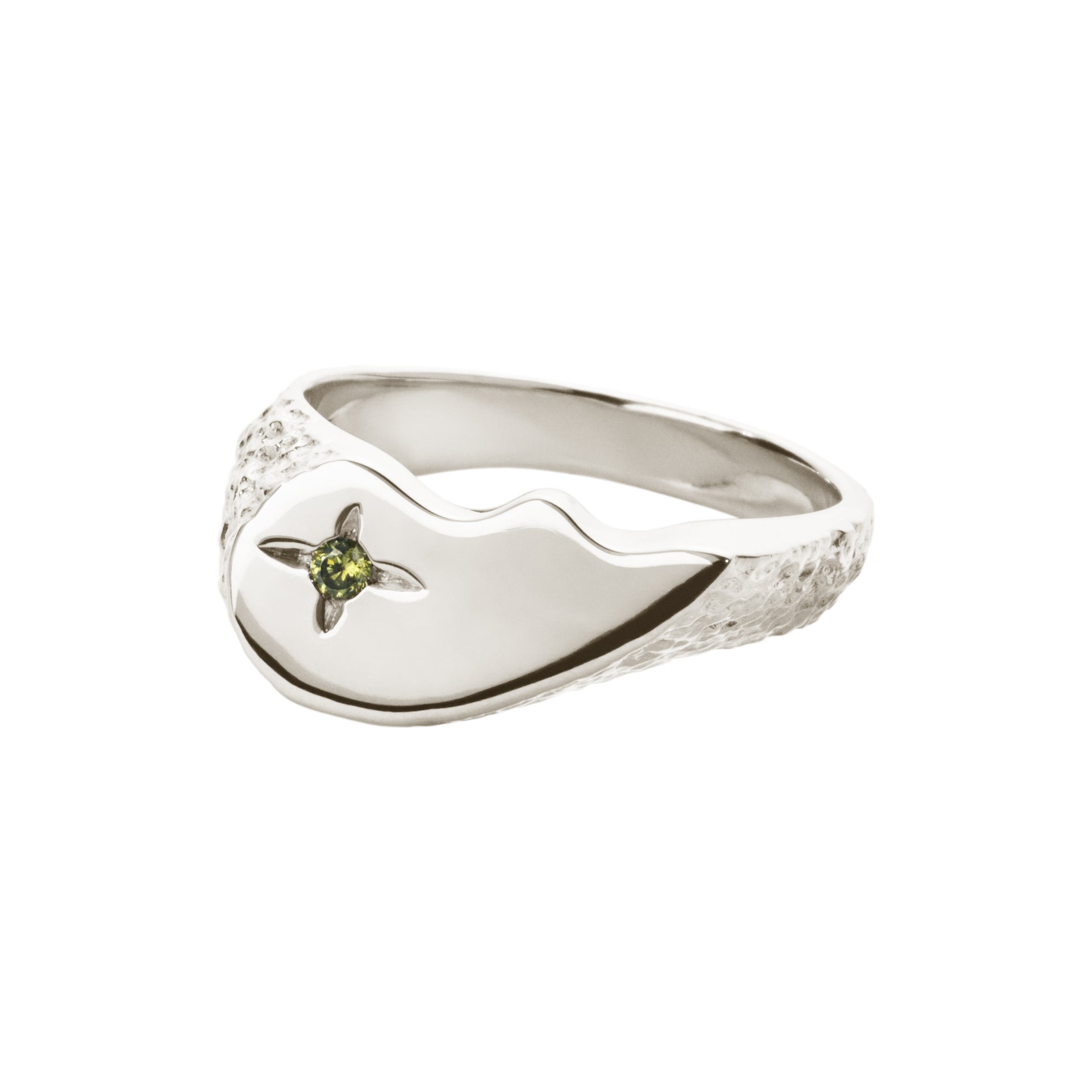 Camille Brinch Shiny BFF Sparkly Ring i sølv