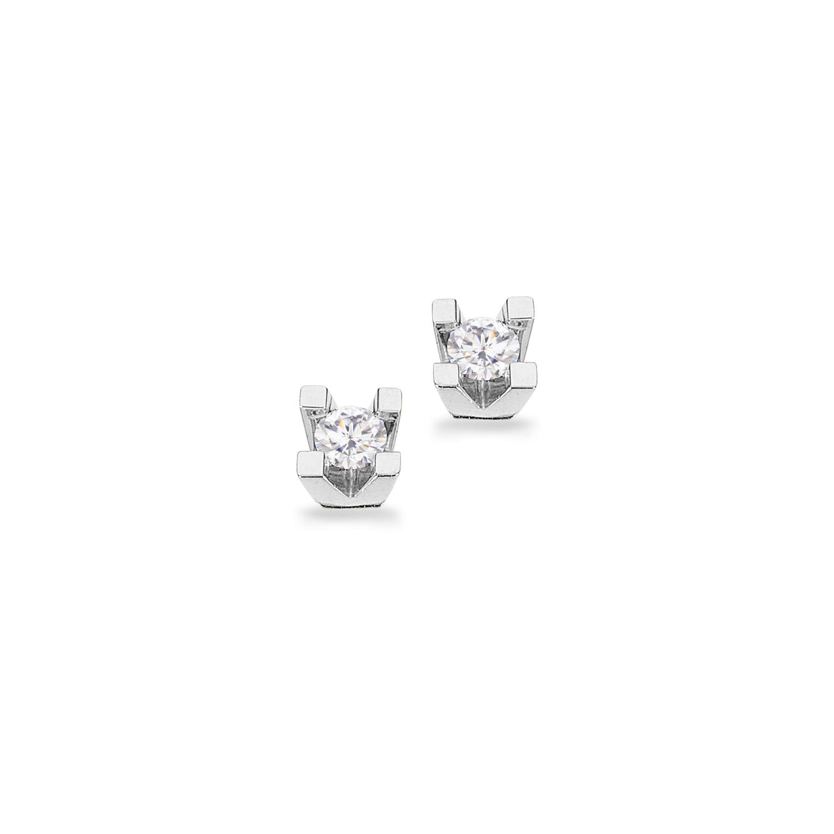 Scrouples Kleopatra Ørestikker i 14 kt. hvidguld 0,10ct.-0,50ct. diamanter