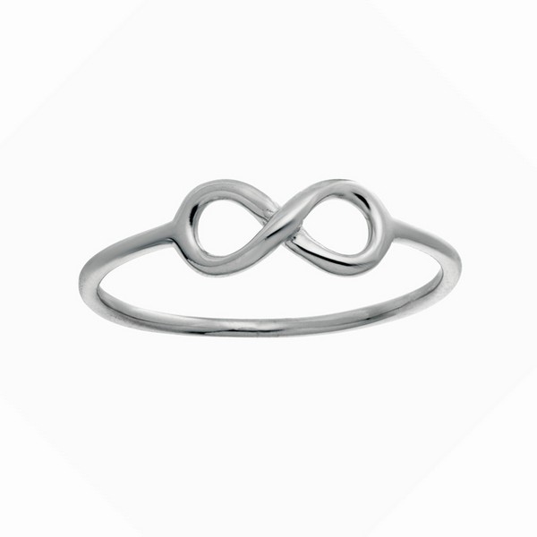 ørn band sekundær Nordahl smykker - Eternity sølv ring med uendelighedstegn