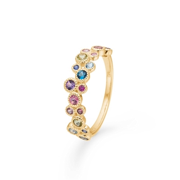 Luxury Rainbow Petit ring i 14 karat guld 1544066