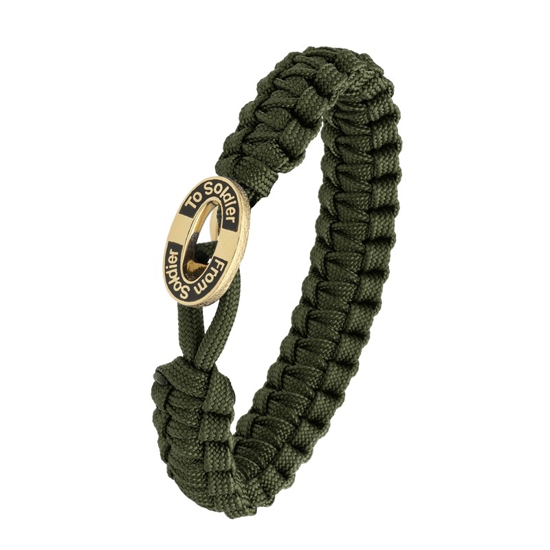 Soldier To Soldier armbånd i grøn 1604-FSTS-Gre-G11