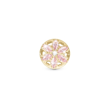 Christina Watches Sparkling Pink Flower charm 630-G280