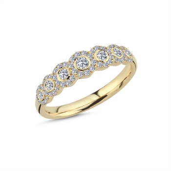 Dutchess diamant ring i 14 kt guld af Nuran A2450 057