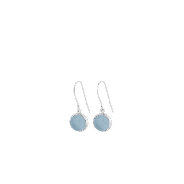 Aura Blue øreringe i sølv af Pernille Corydon -