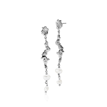 Signe x Sistie - Øreringe i sølv med perler z1112sws